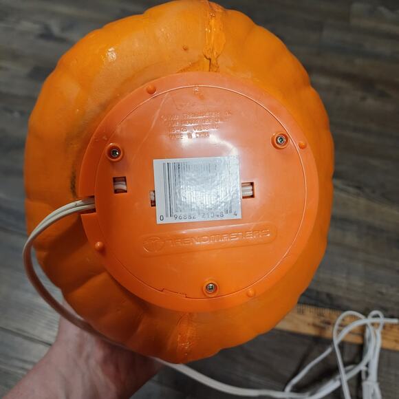 HallowScream foam spooky Jack-o-lantern. Light up Halloween decoration vintage - Picture 10 of 10